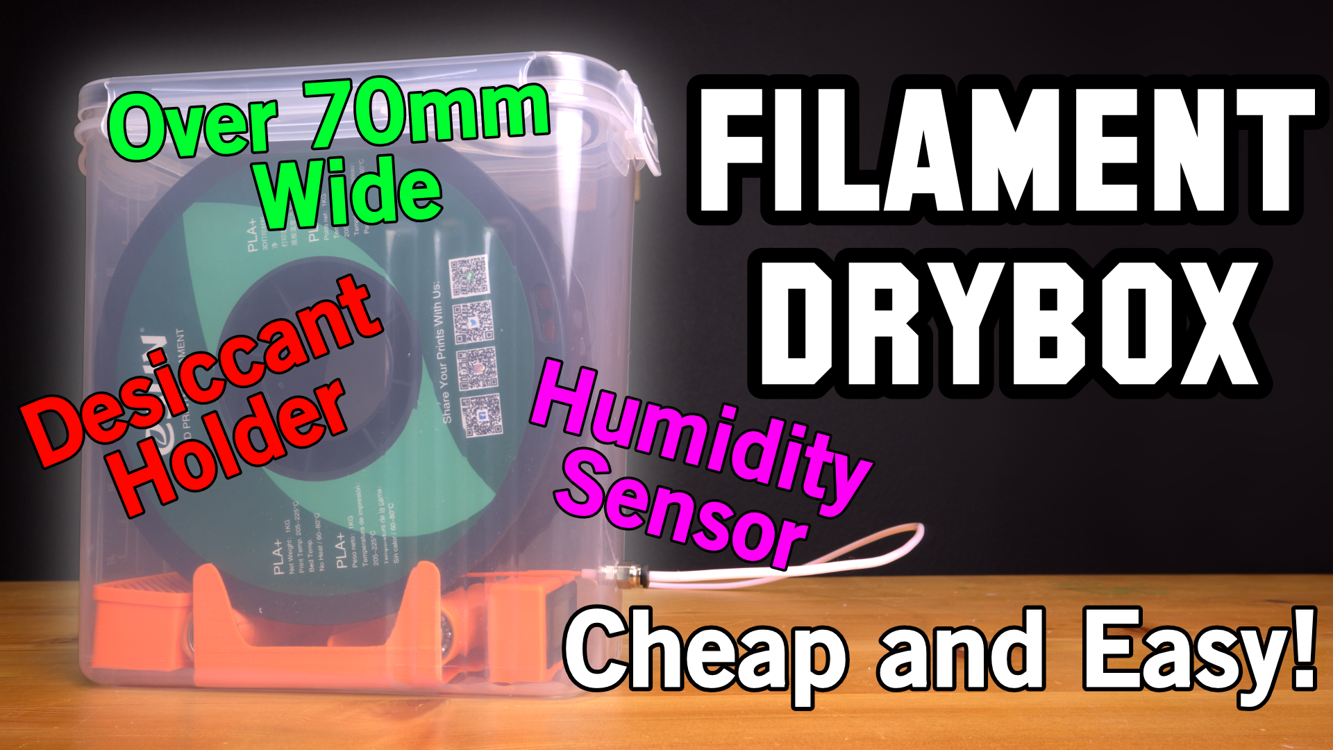 3D FILAMENT Dry Box