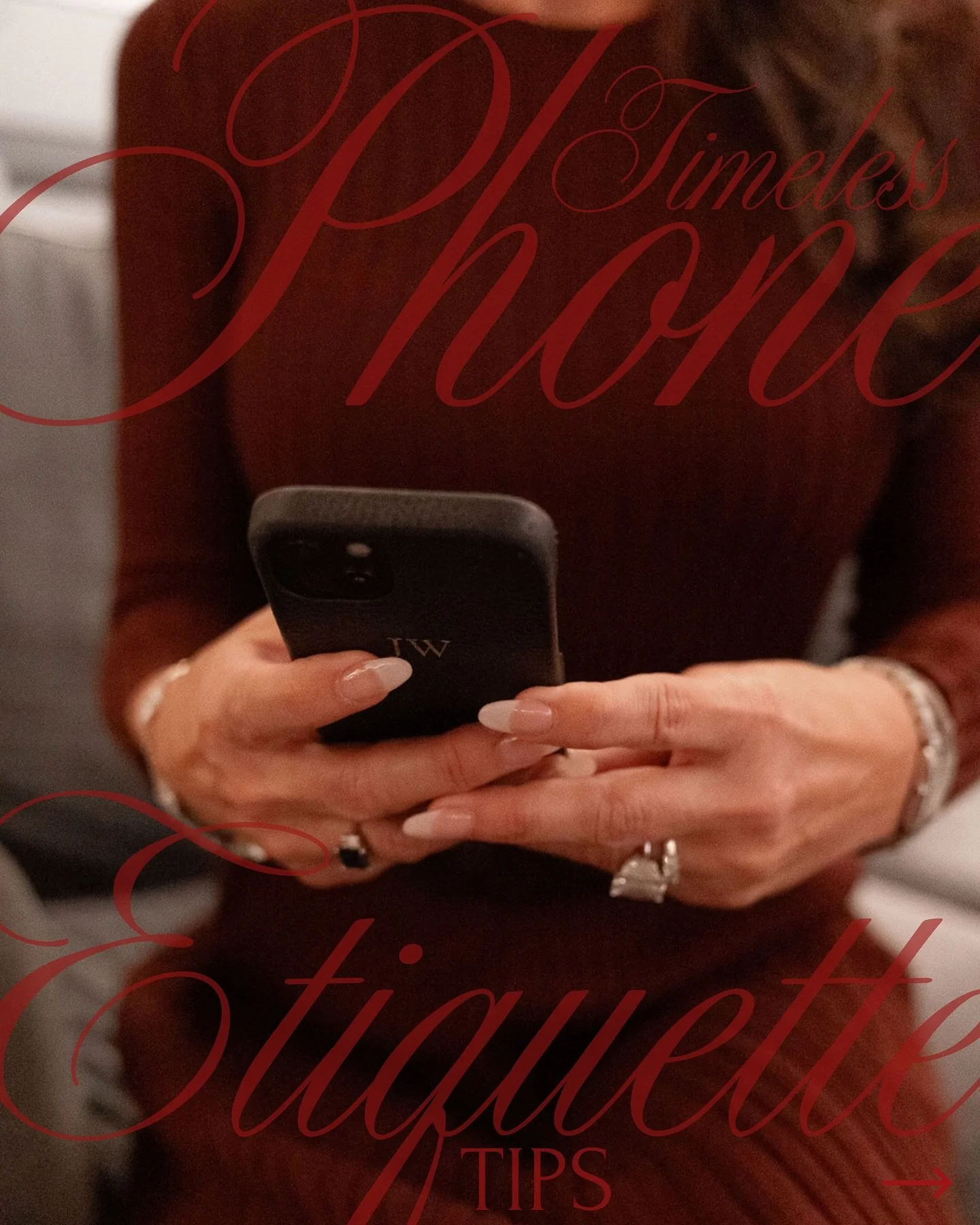 Modern manners matter&mdash;especially when it comes to our phones. 📱 Whether you&rsquo;re at dinner, in a meeting, or chatting with a friend, being present is the ultimate power move. ✨

A few timeless tips:
&ndash; Don&rsquo;t place your phone on 