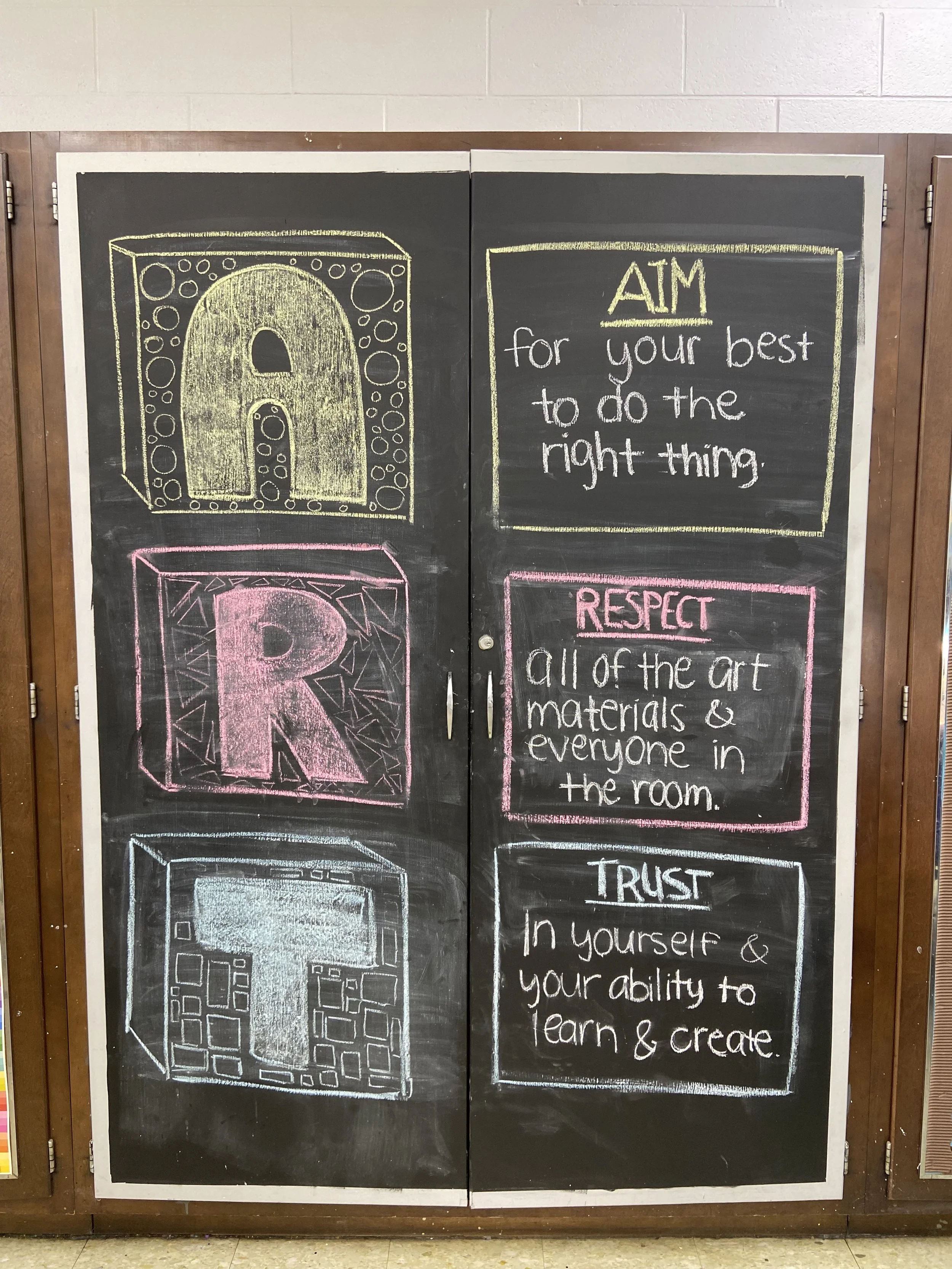 Art Classroom Code of Conduct