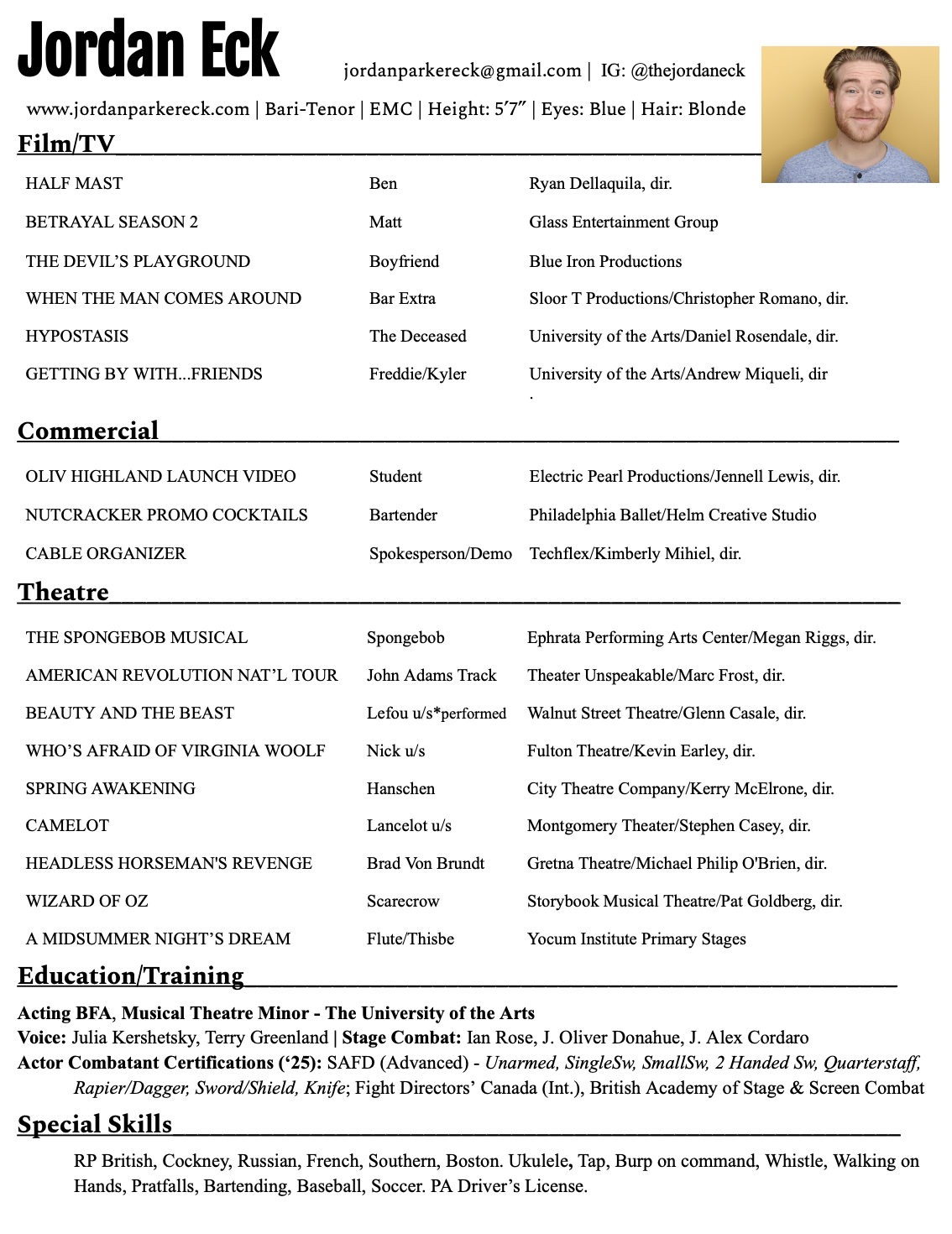 Screen Resume