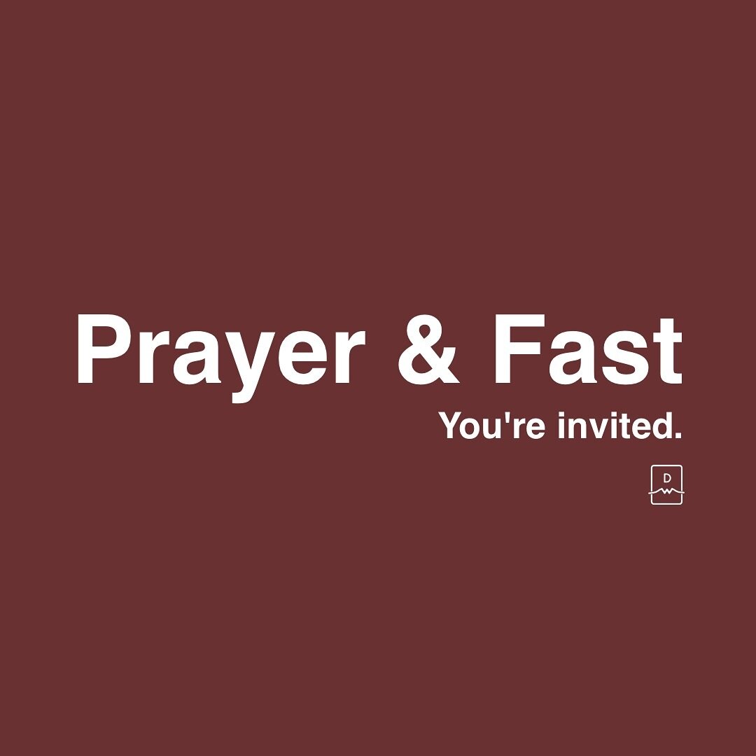 🚨 Hey DW Family 

🙏🏾 As part of our church-wide commitment to seek God&rsquo;s guidance in this season of transition, we want to invite you to join with us in a posture of prayer tomorrow, and to choose one meal to fast as we continue seeking God&