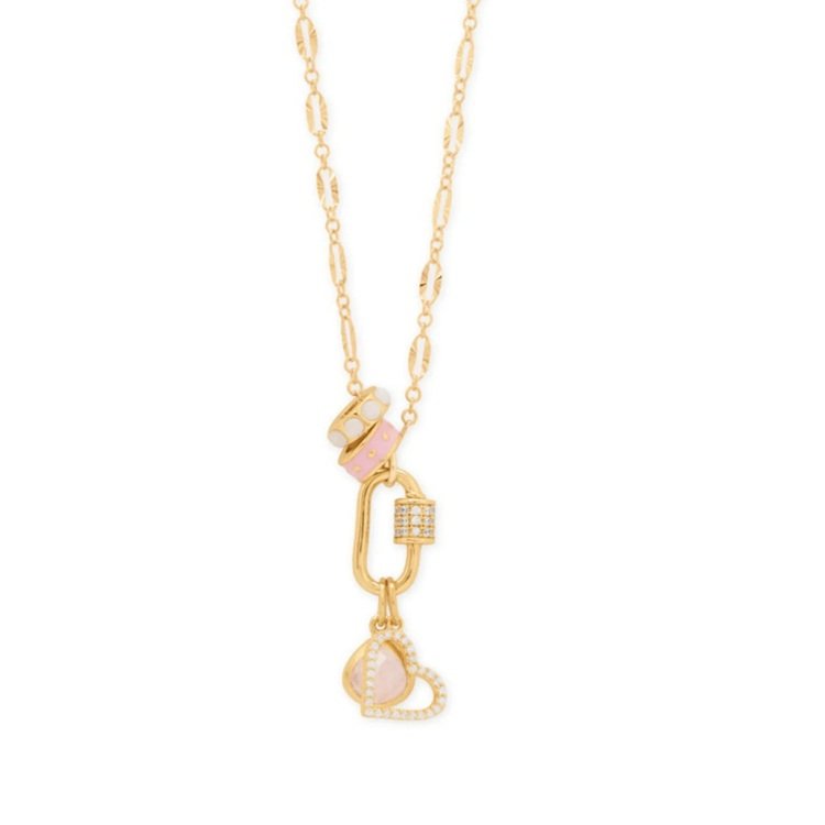 Heart Motive Charm Necklace