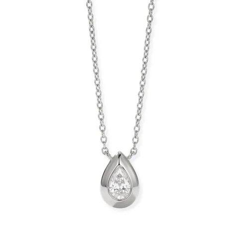 Pear Diamond Necklace