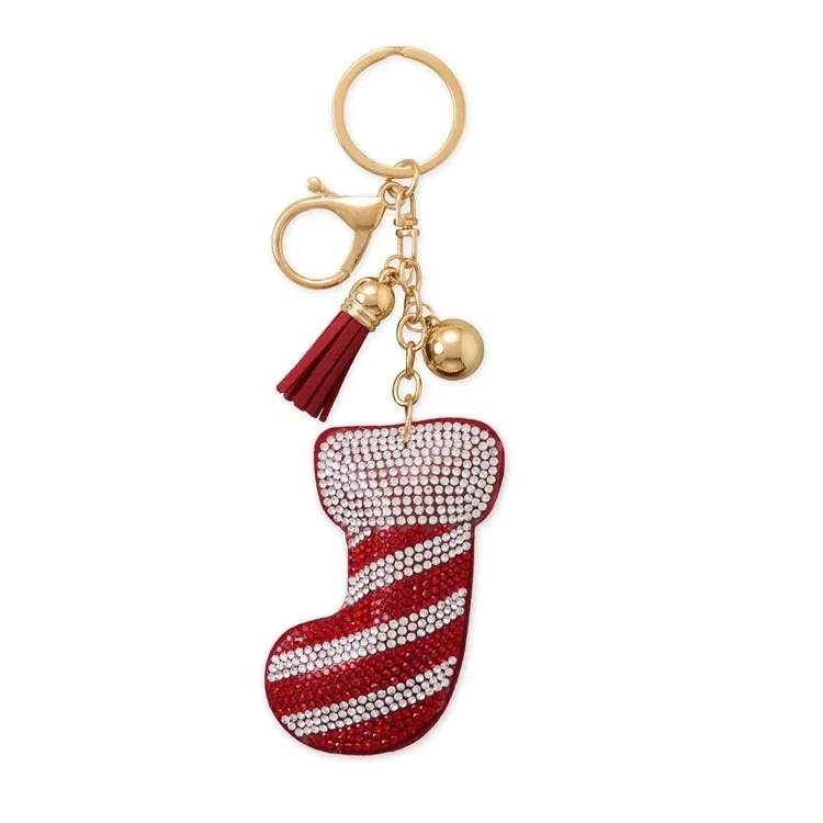 Crystal Stocking Bag Charm