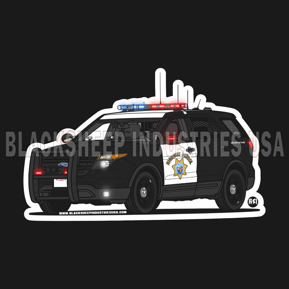 Passion Stickers - California Highway Patrol Logo Decals & Stickers