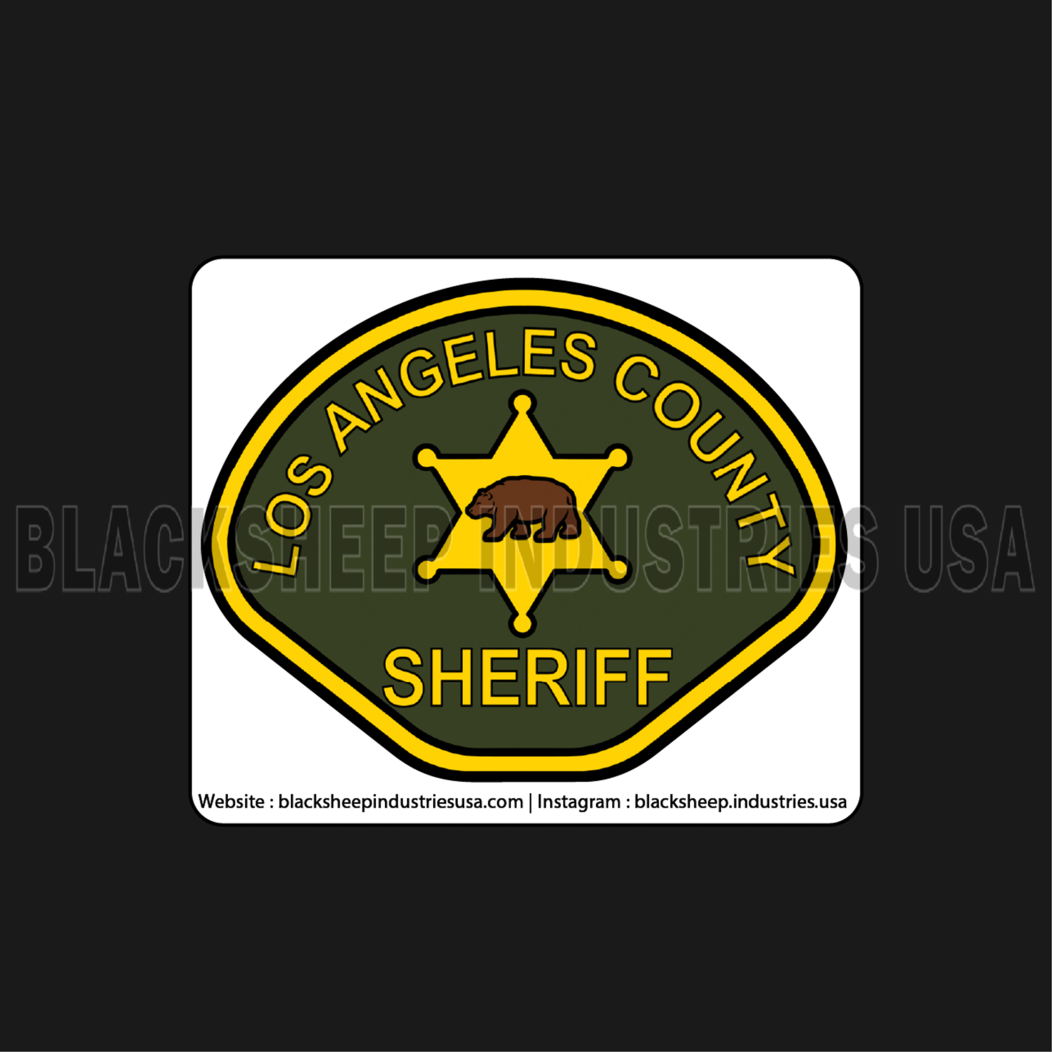 LASD Original Shoulder Patch Kiss-Cut Sticker #1.png
