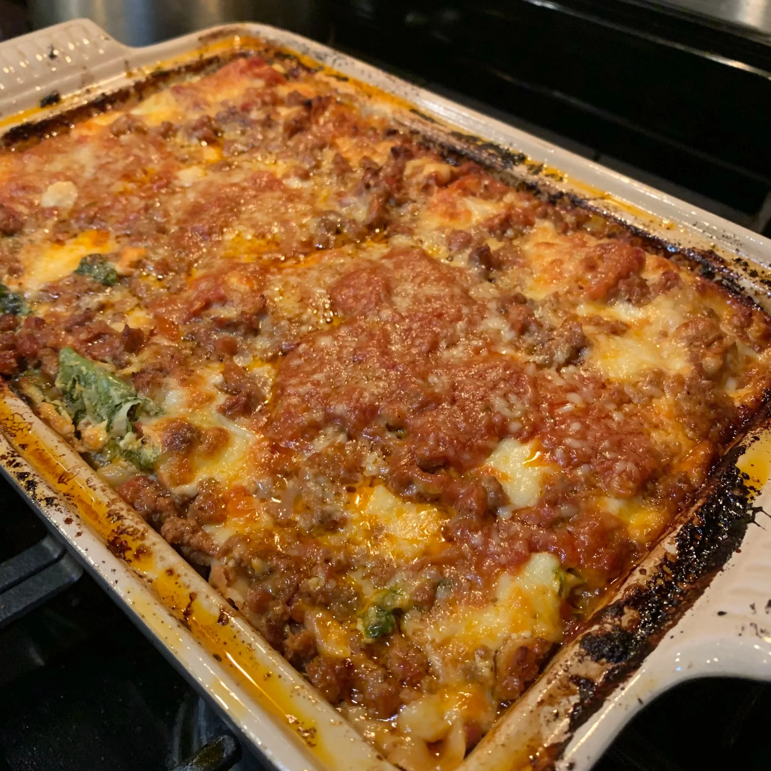 CHORIZO &amp; BEEF LASAGNA