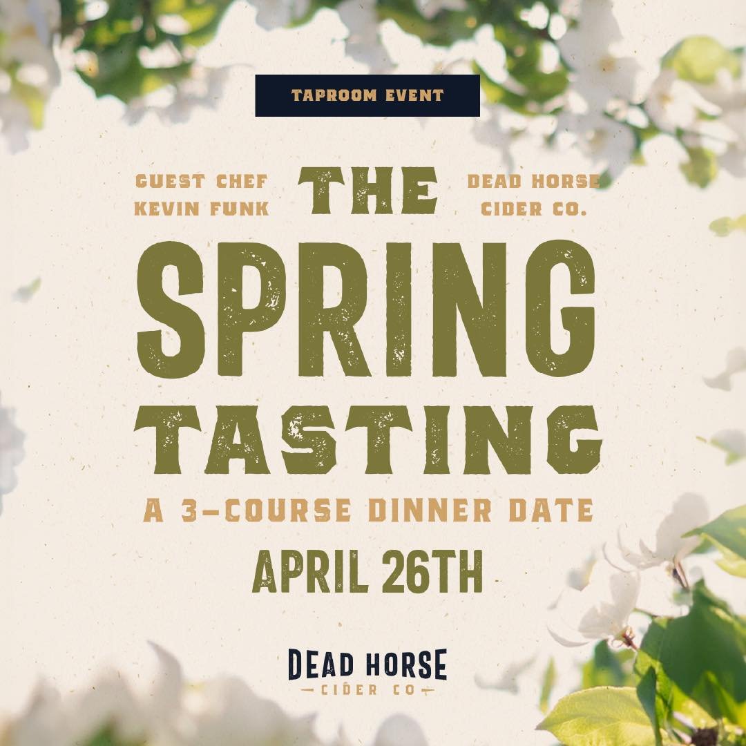 Kick off spring with good food, good company, and good cider!