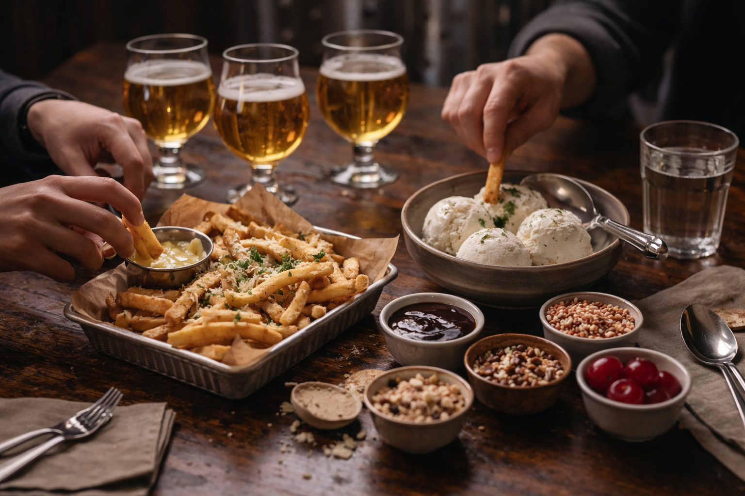 Salty &amp; Sweet: A Valentine’s Dinner at the Taproom