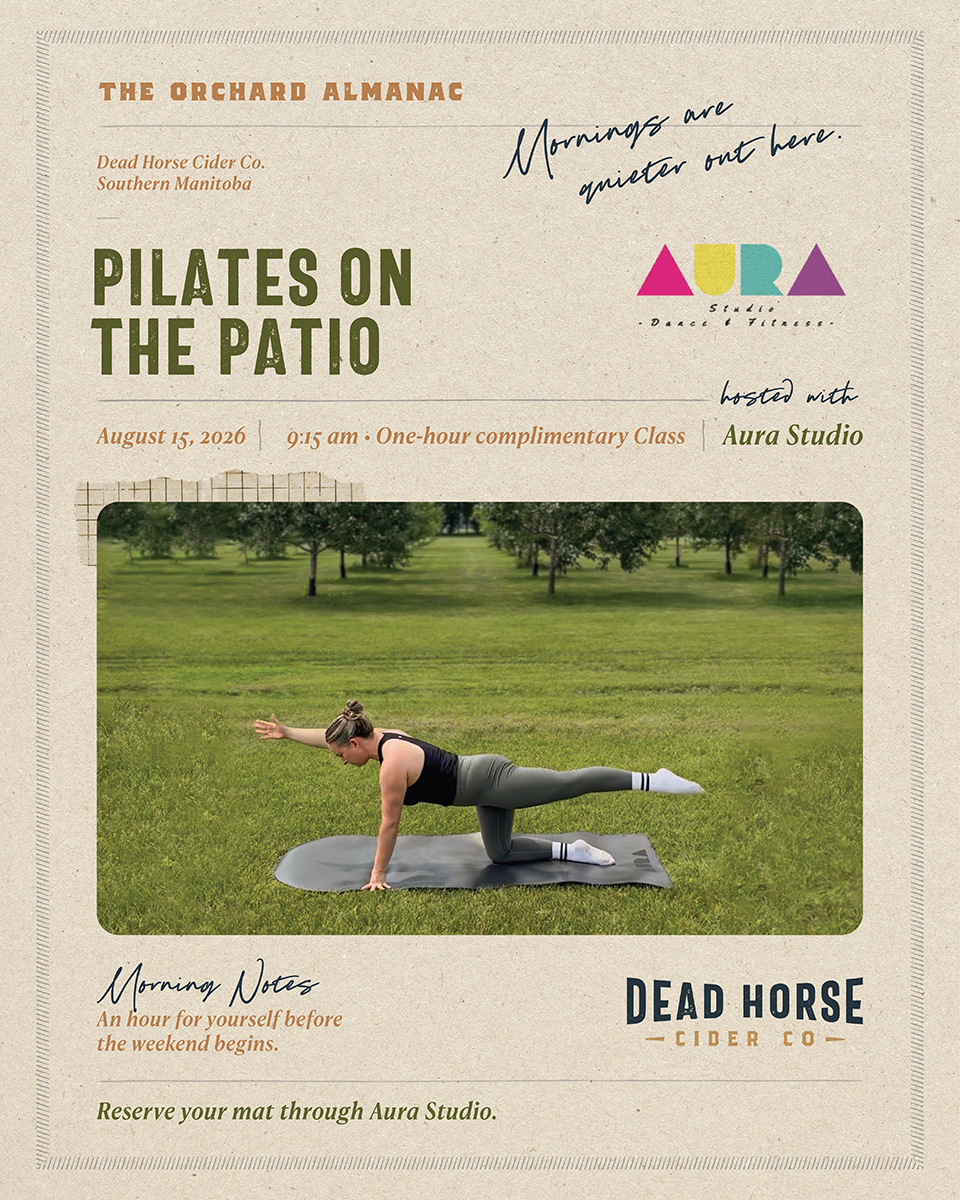 Pilates on the Patio with host Aura Studio
