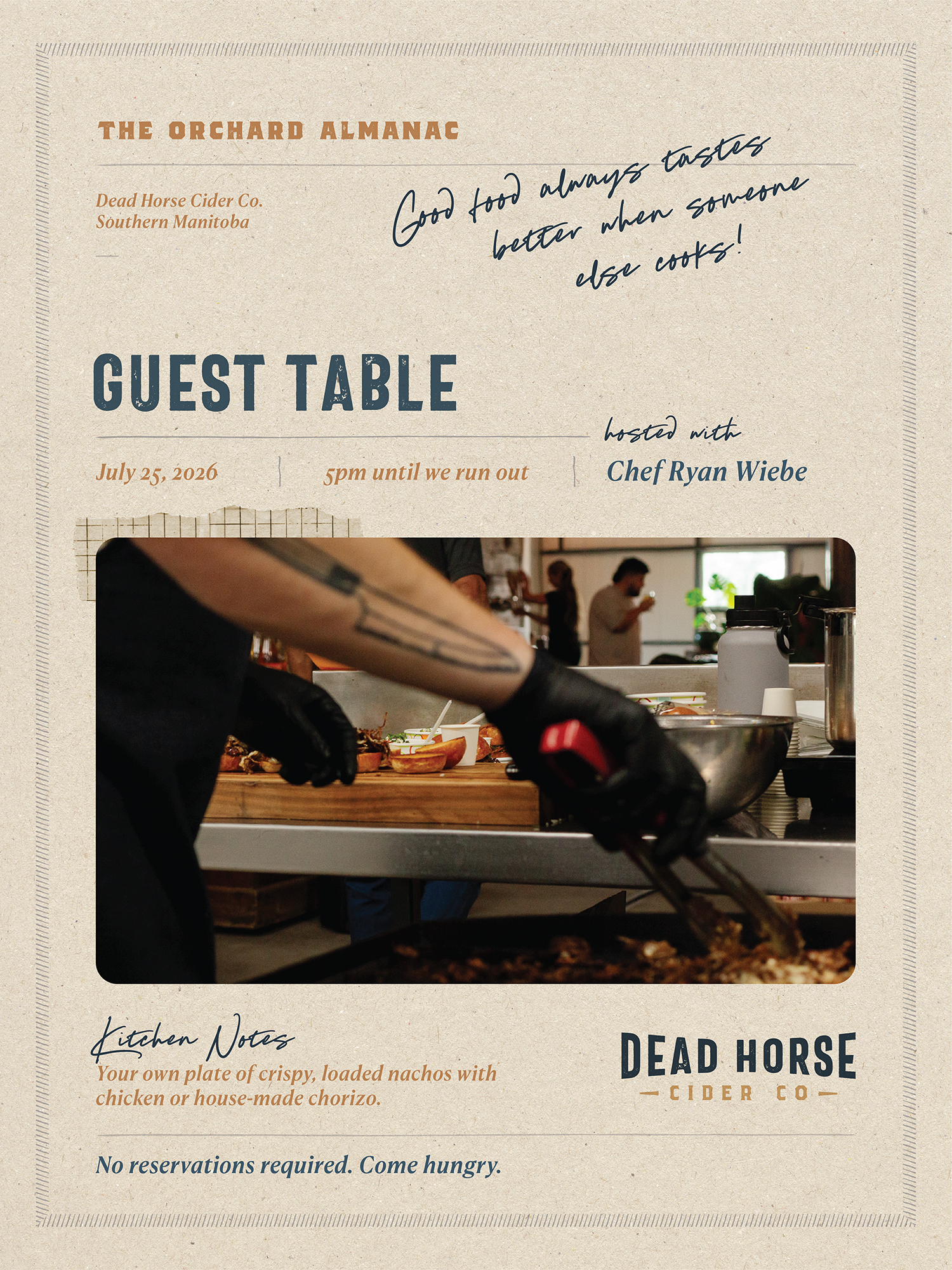 Guest Table with Chef Ryan Wiebe
