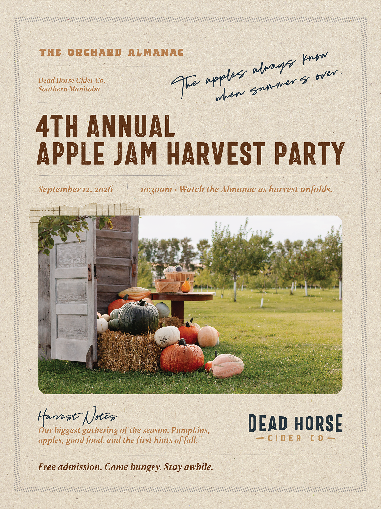4th Annual Apple Jam Harvest Party 