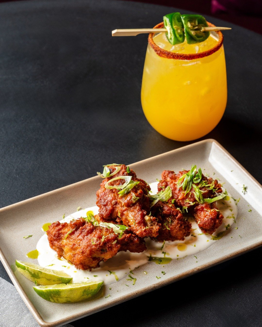 Turn up the heat with our spicy chipotle BBQ wings, finished with zesty lime crema&mdash;then cool things down (or turn them up) with a bold kick from the Fruitvale Station cocktail. 🔥

#high5iverooftop #uptownoakland #visitoakland #eastbaycentric #