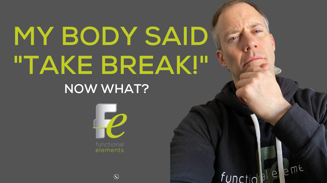 My Body Is Telling Me To Take Time Off - Now What?