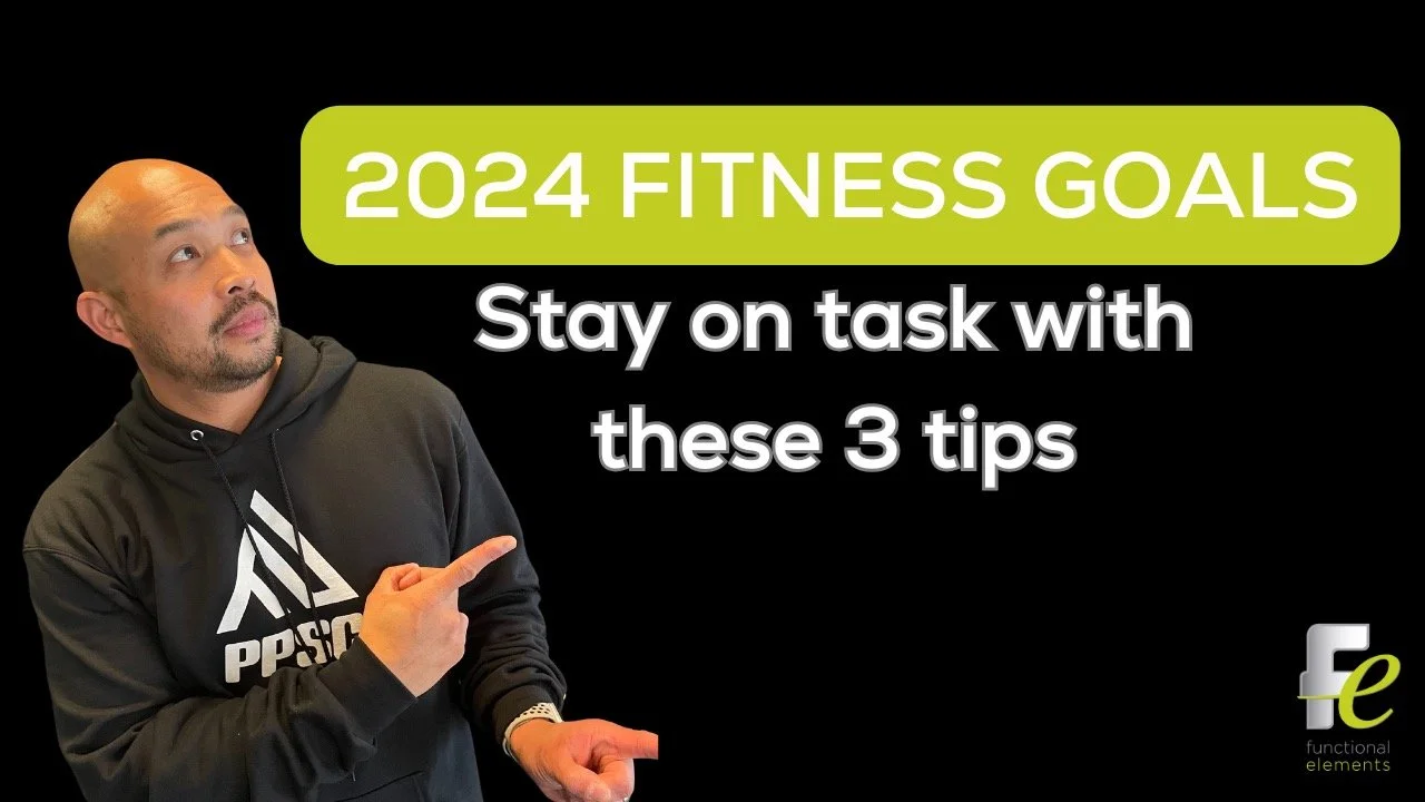 2024 Fitness Goals…THREE Tips to Stay on Task.