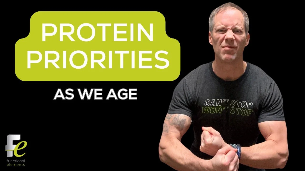 Protein Priorities (as we age)