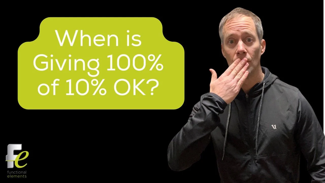 When is 100% of 10% OK?