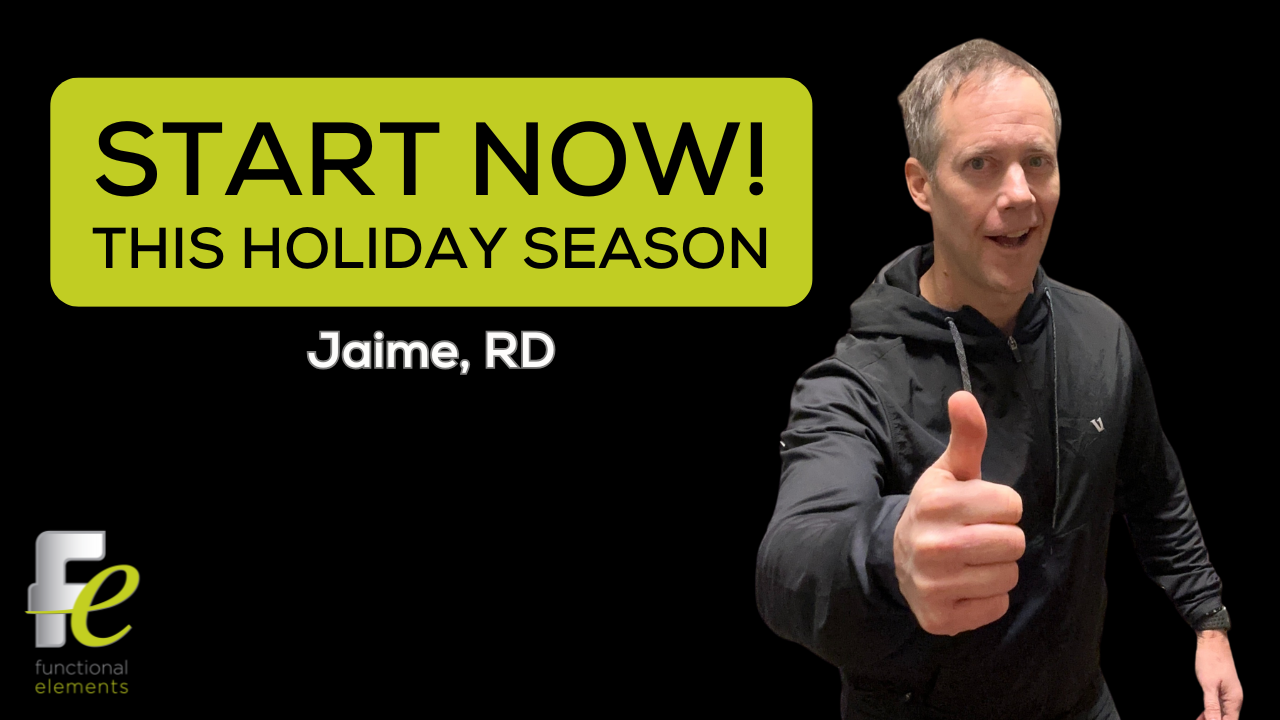 START NOW!…this holiday season.
