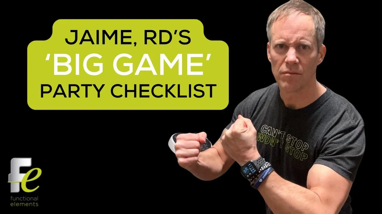 Jaime RD’s “BIG GAME” Checklist