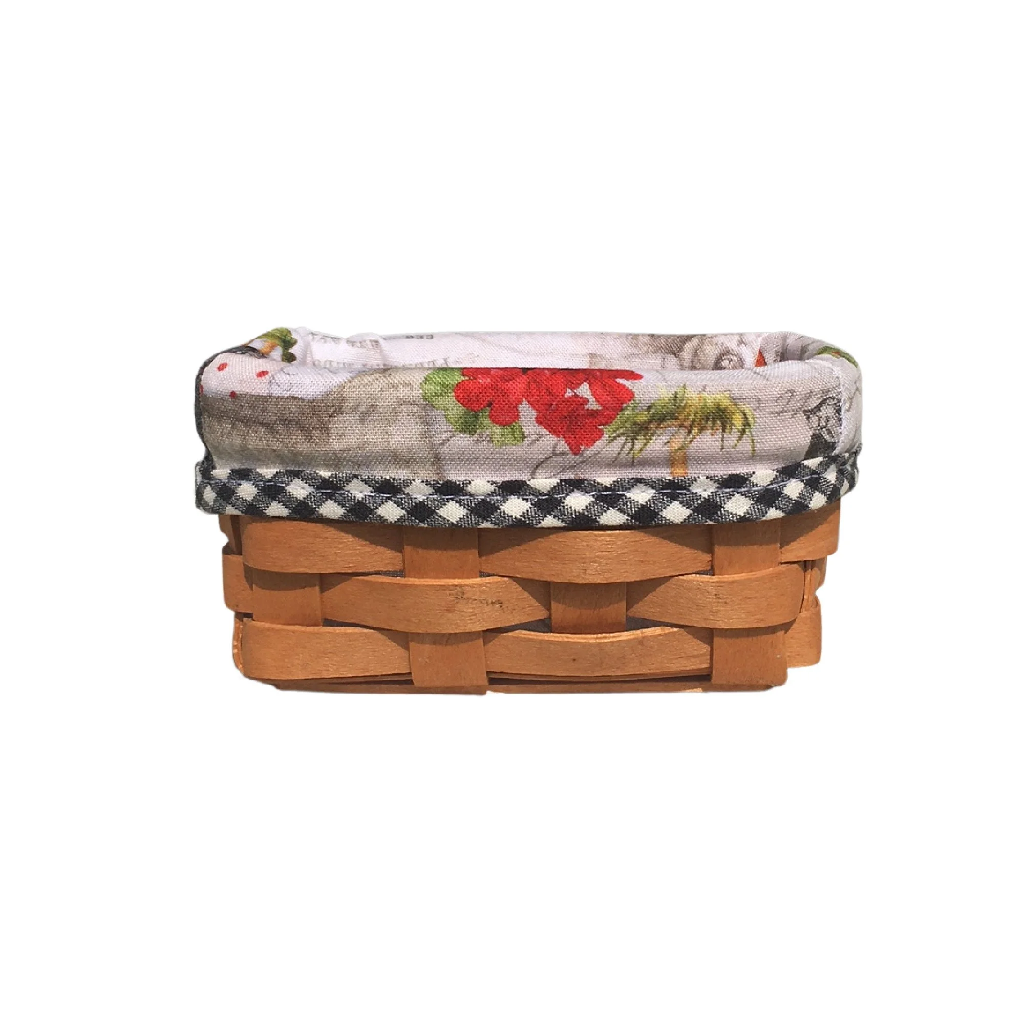 BUSINESS CARD LINER BARNYARD BLACK Custom Longaberger Basket Liners