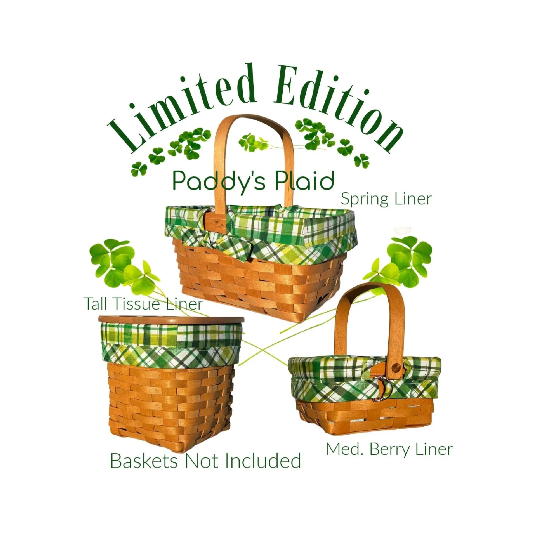 LIMITED EDITION - PADDY'S PLAID - MED. BERRY - SPRING - TALL TISSUE