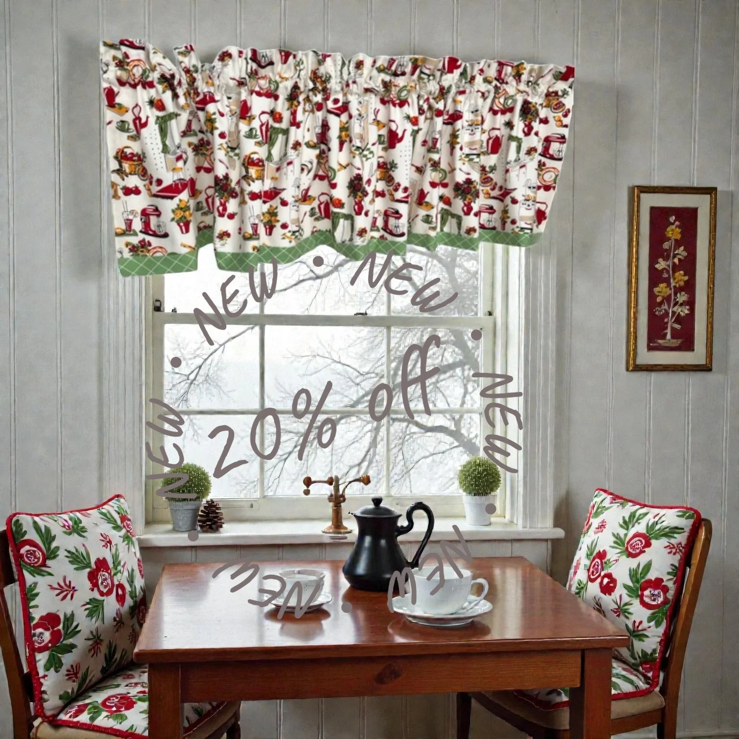 VALANCES - ASSORTED FABRIC COLLECTIONS