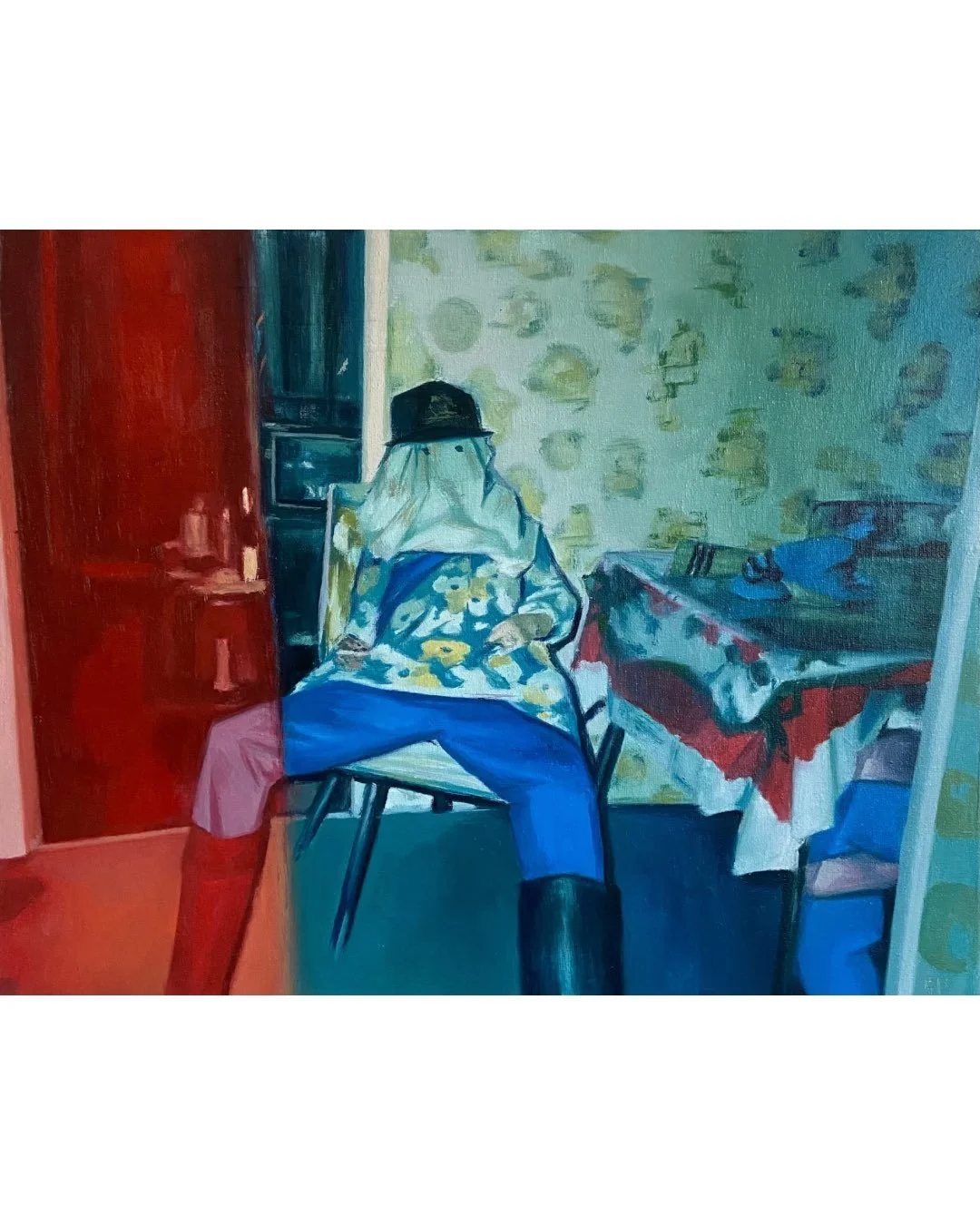 This painting just returned to my studio after living at my parents house for the last couple of years. As is often the case, I remember not caring too much for it after finishing it but after a long break, I&rsquo;ve found a bunch of things to love 