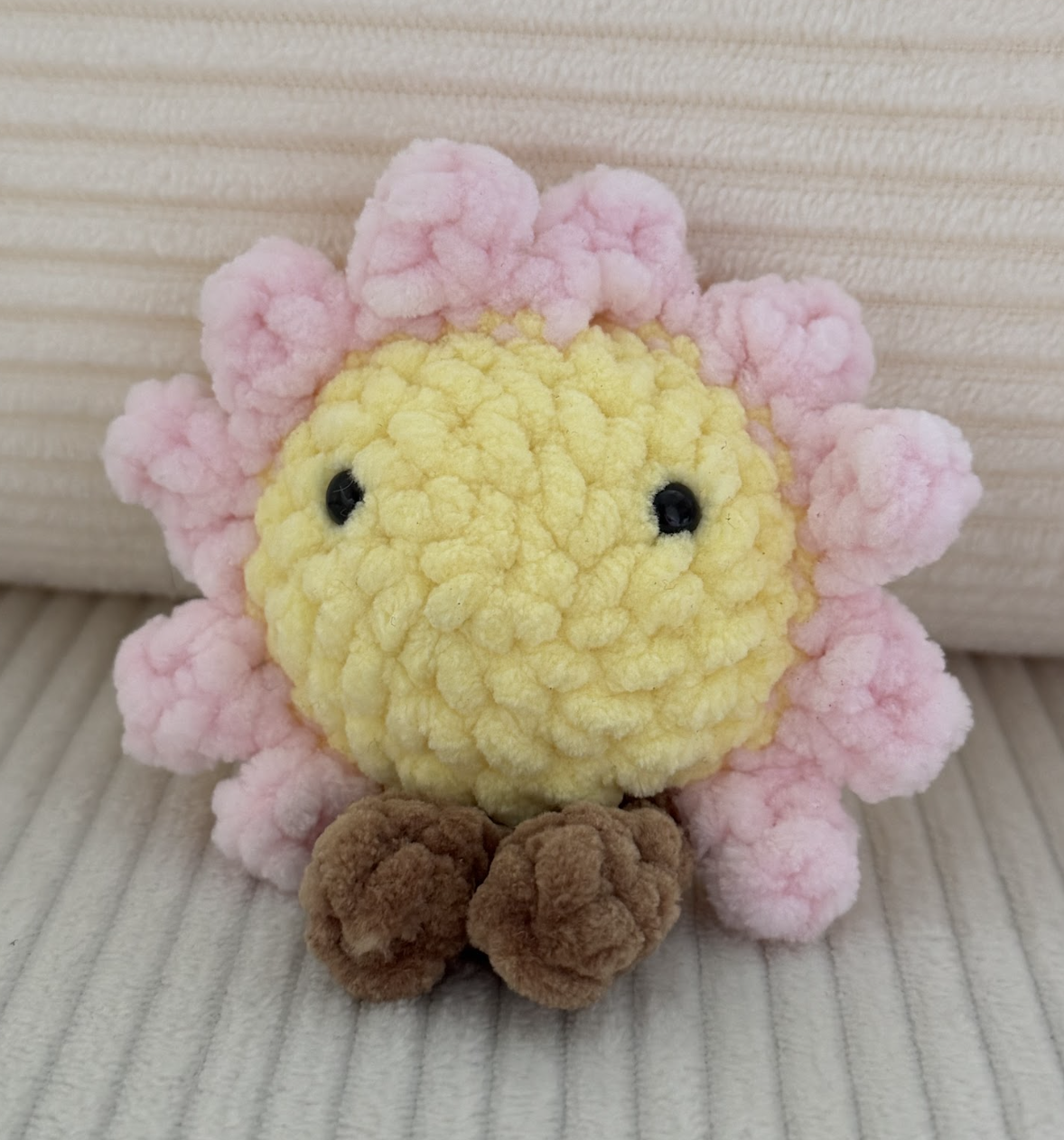 Crochet Pink Flower