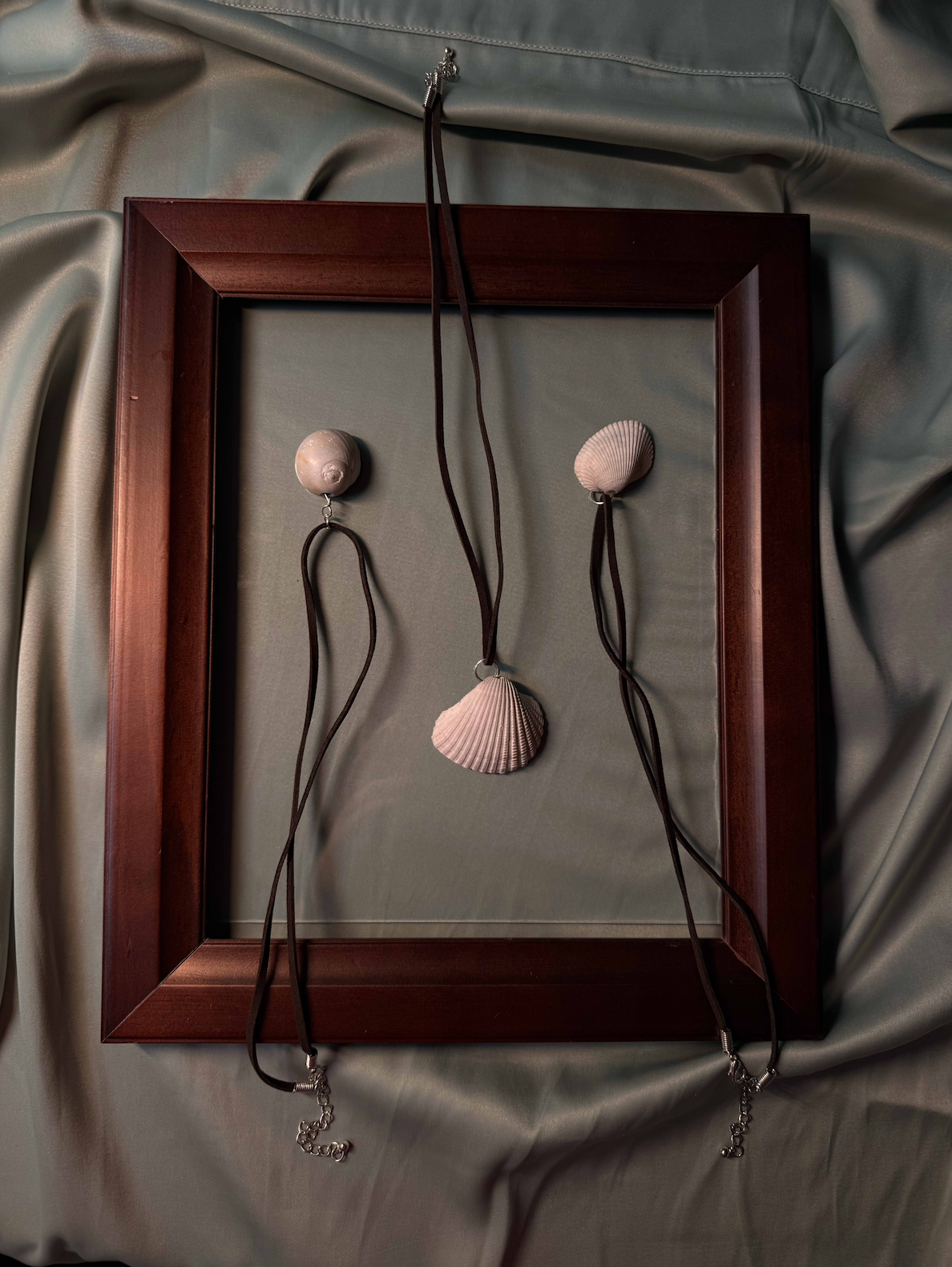 Leather Seashell Necklace
