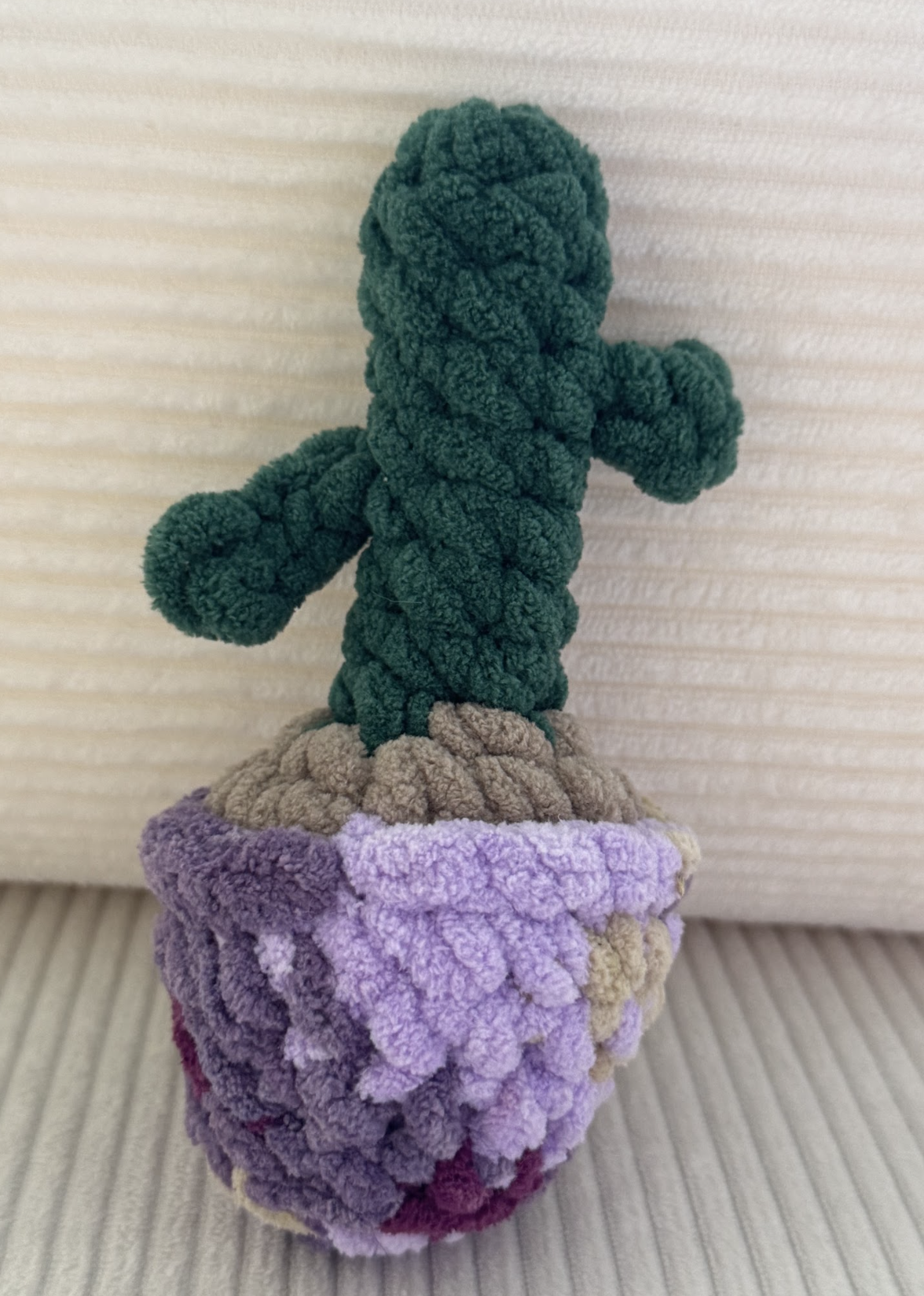 Crochet Mixed Purples Cactus
