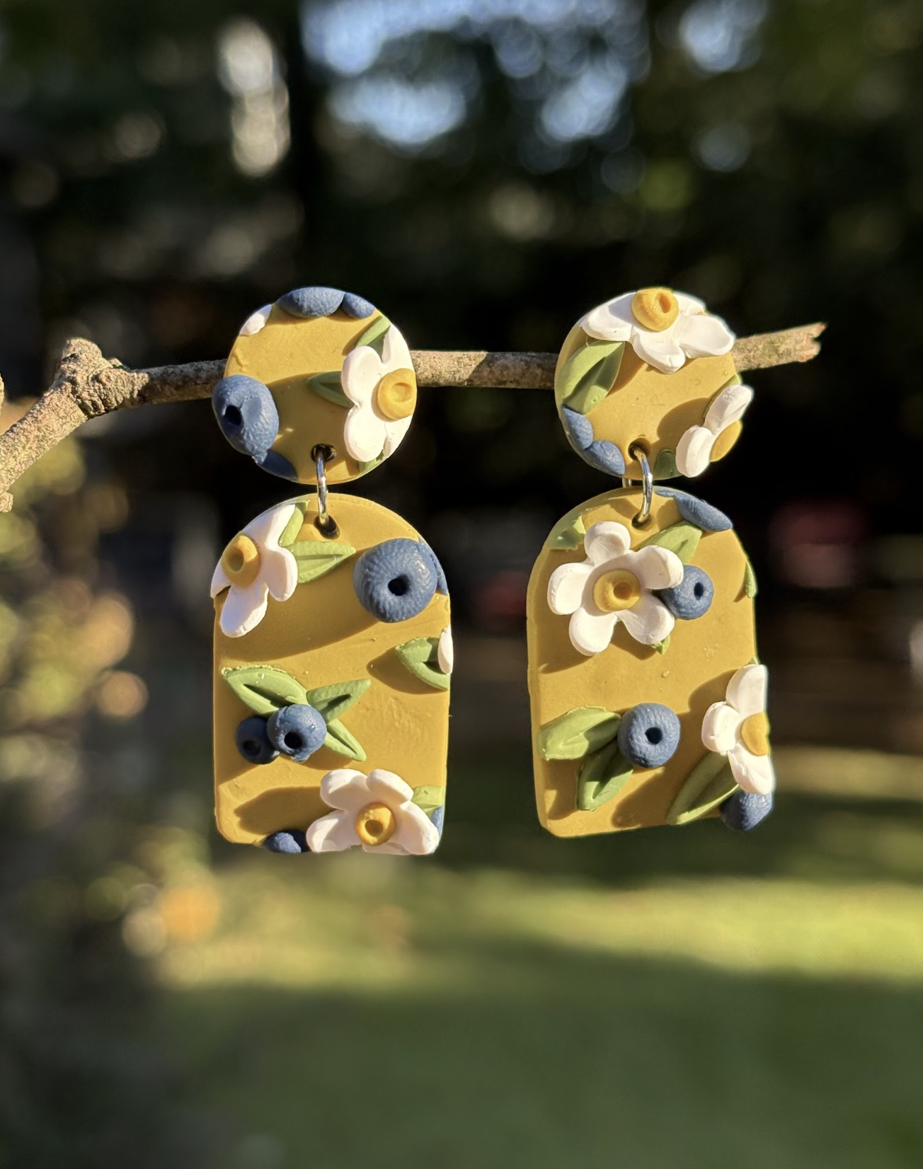 Blueberry Blossom Earrings
