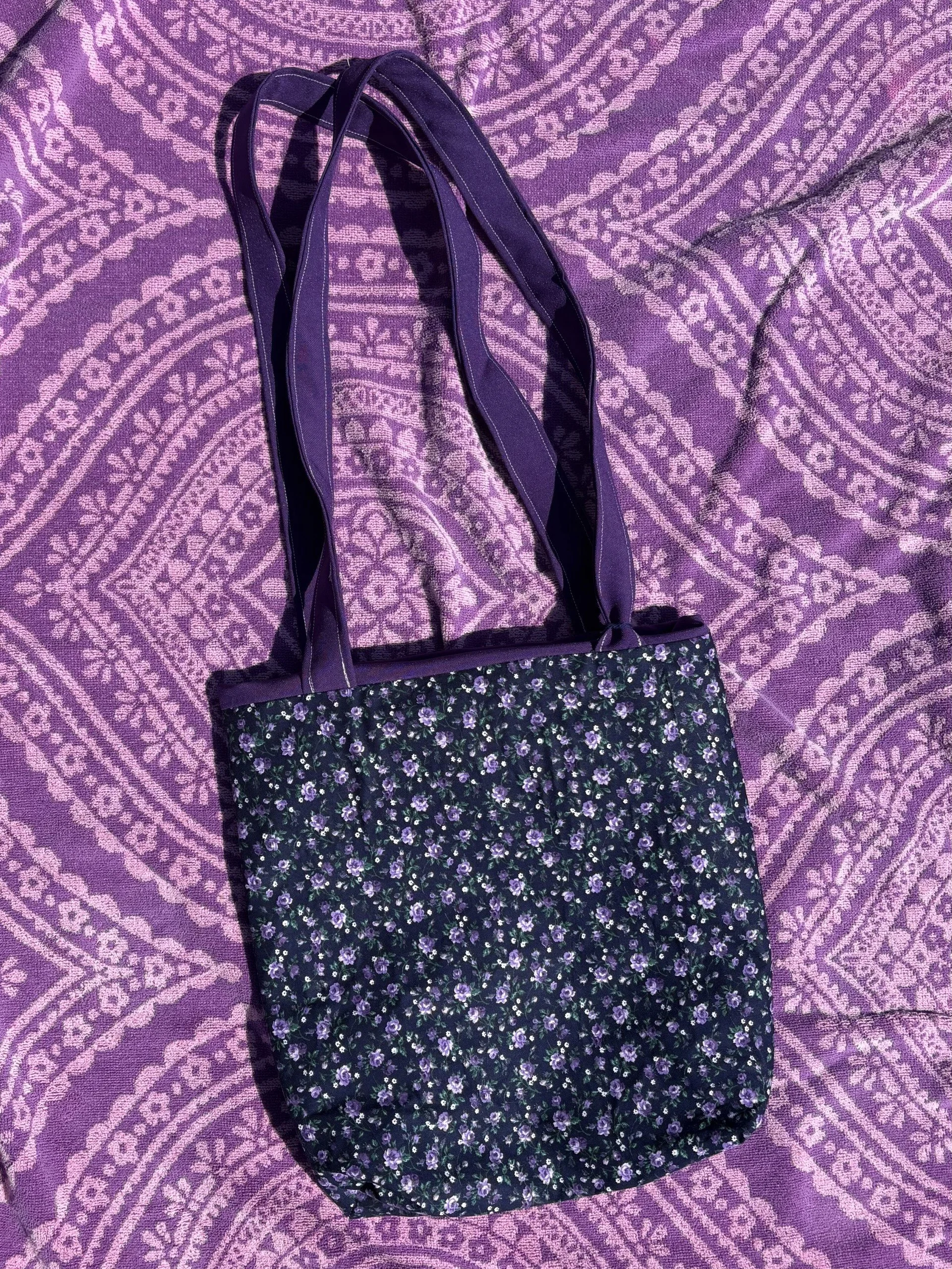 Dark Purple Tote Bag