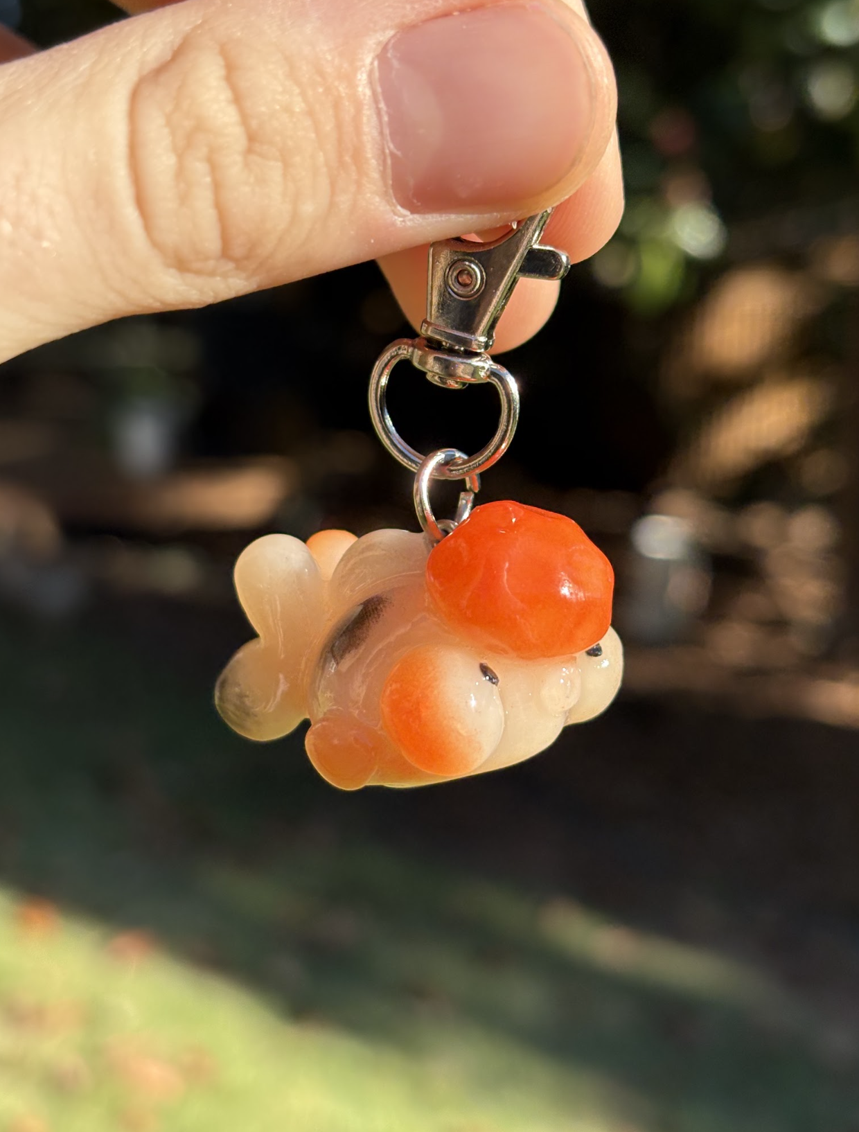 Fish Keychain - Koi Pattern