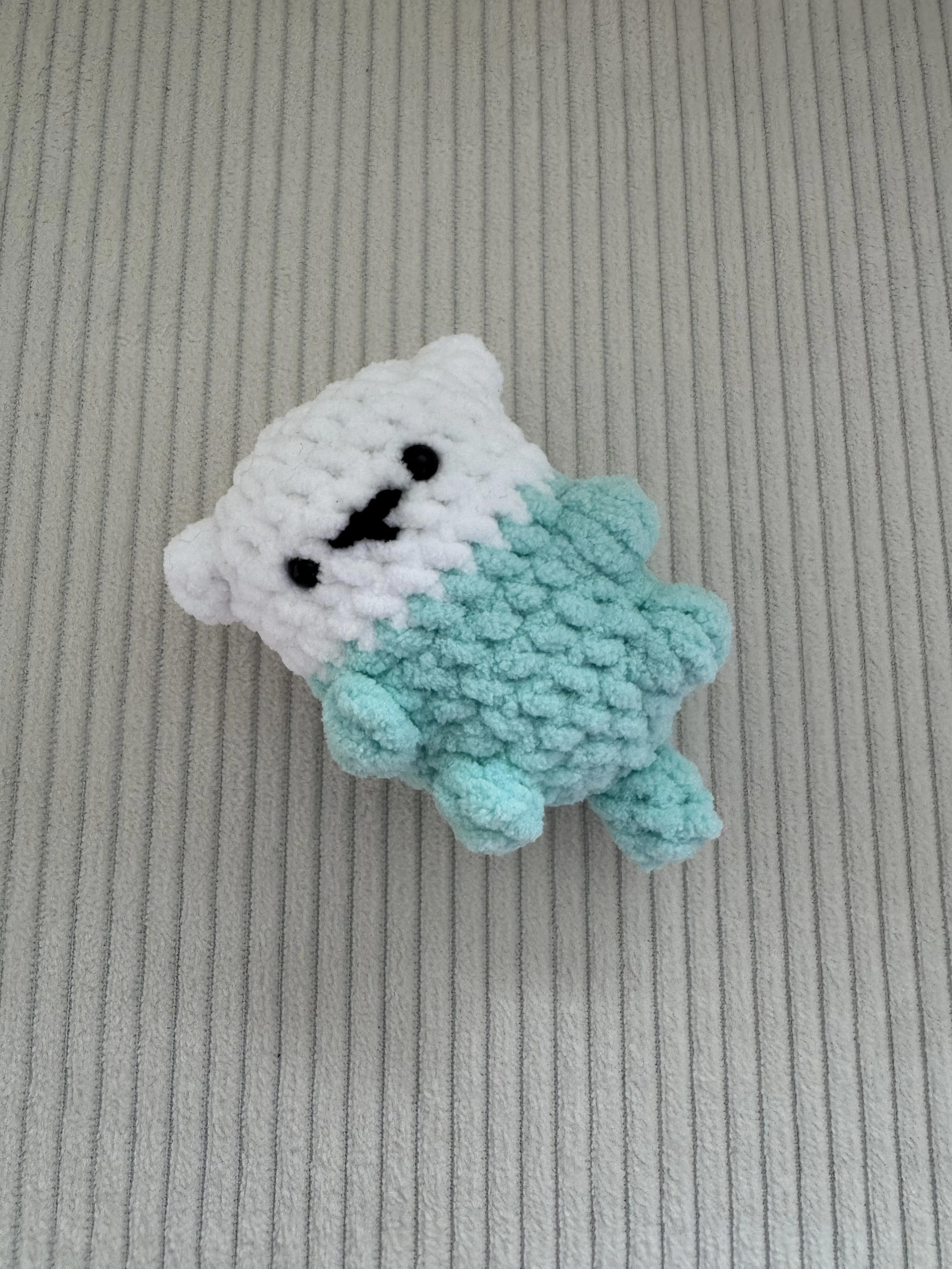 Crochet Teal Otter