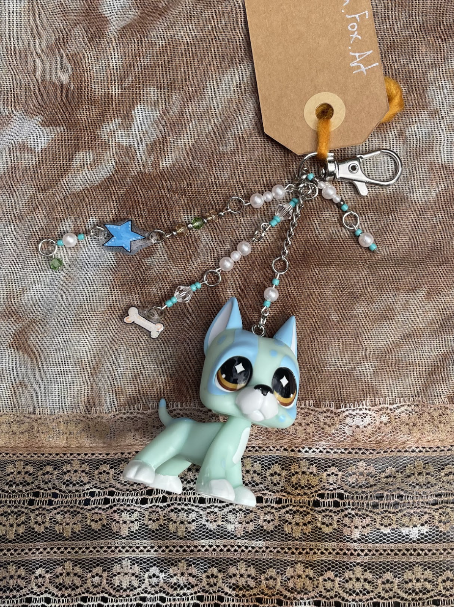 Blue LPS Keychain