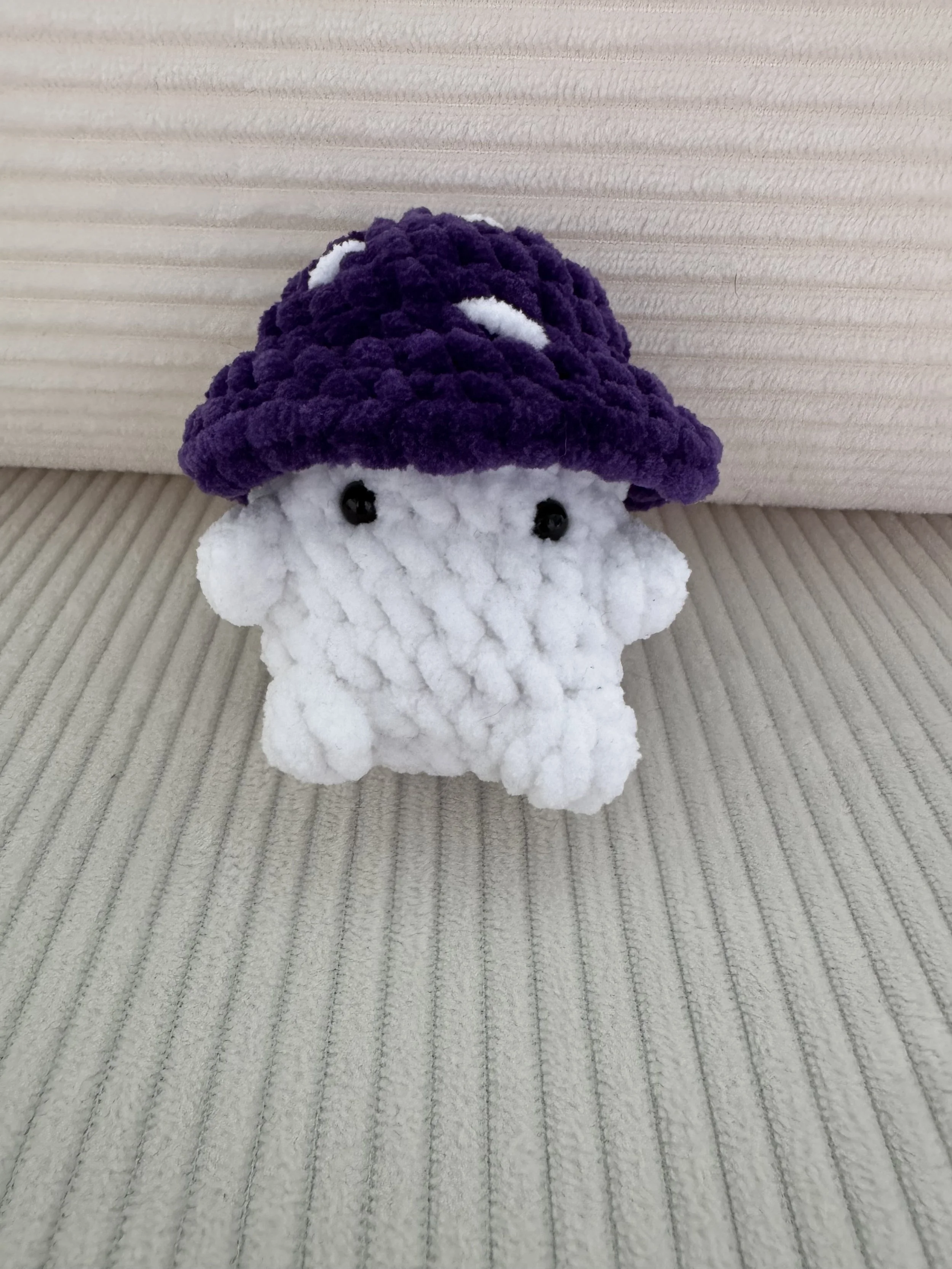 Crochet Purple Mini Mushroom