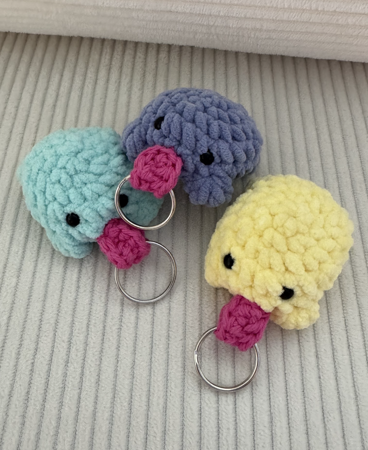 Crochet Frog Keychains