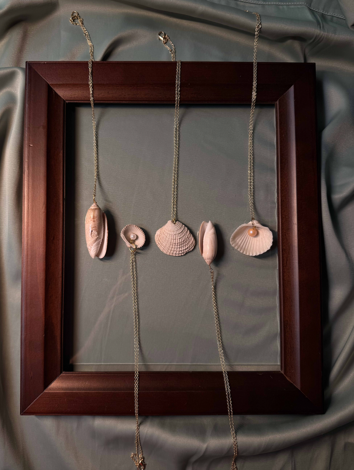 Golden Seashell Necklace