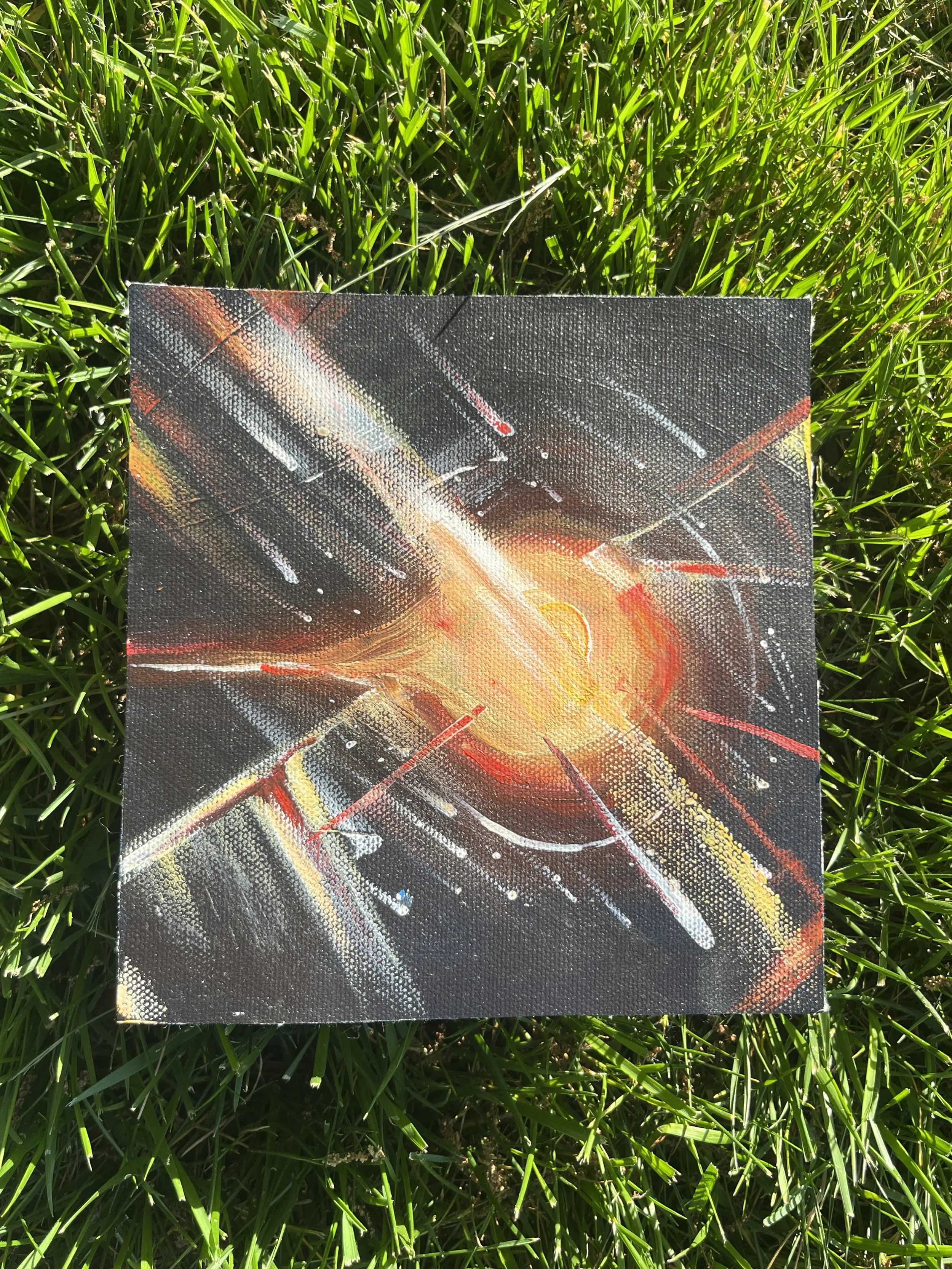 Focal Point - Original Acrylic painting on canvas sheet