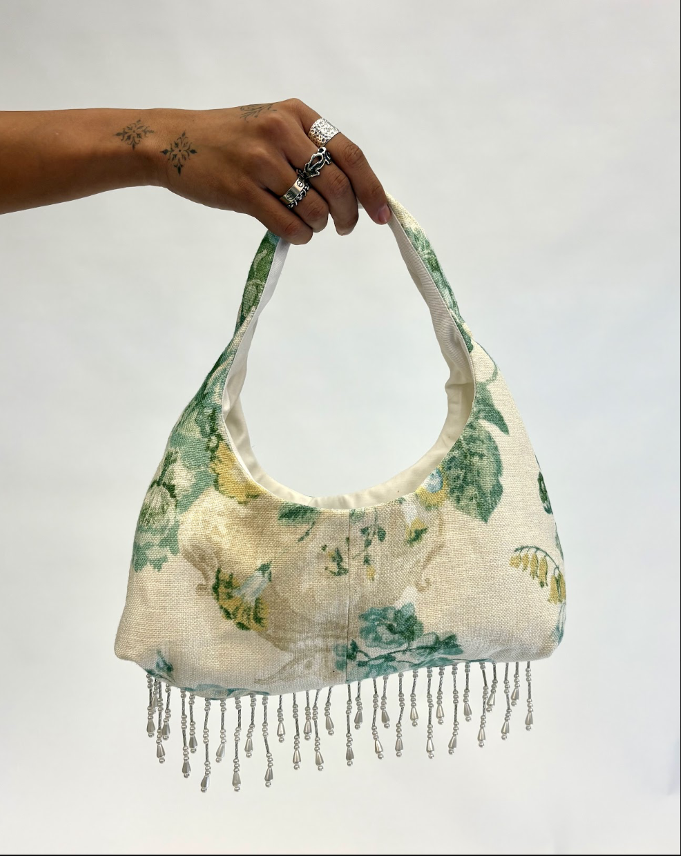 Beaded Fringe Mini Purse