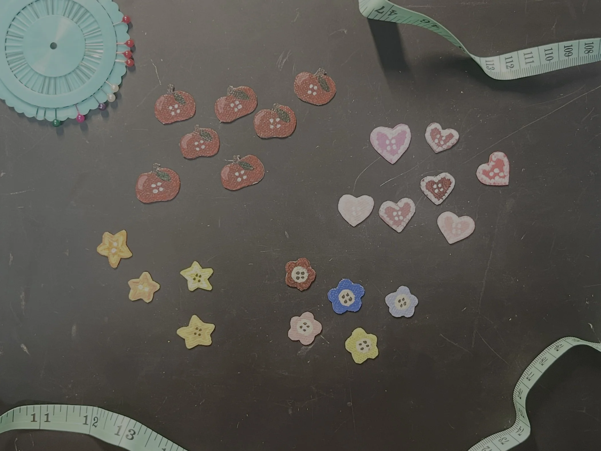 Assorted Button Magnets (VALENTINES)