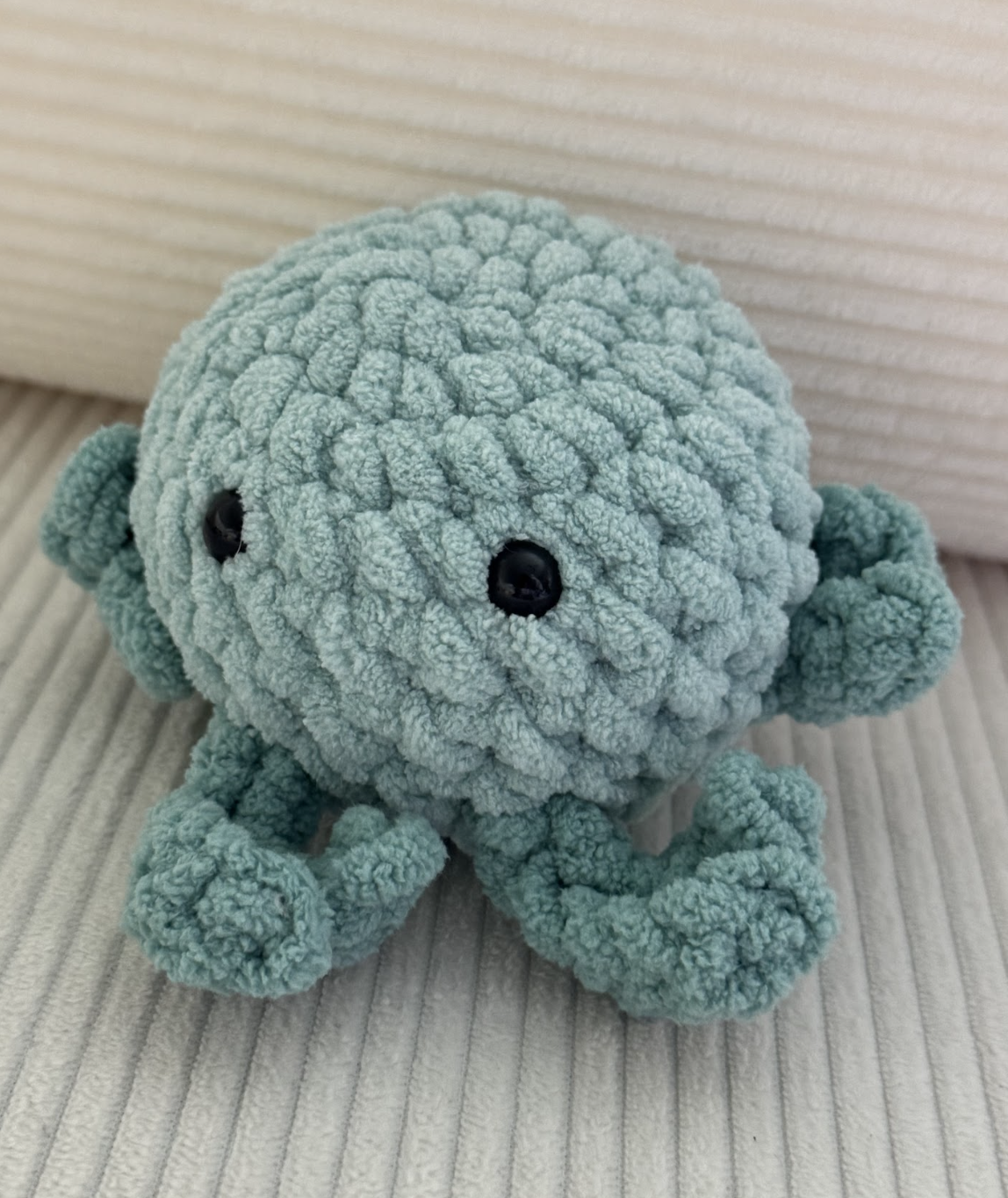 Crochet Teal Crab