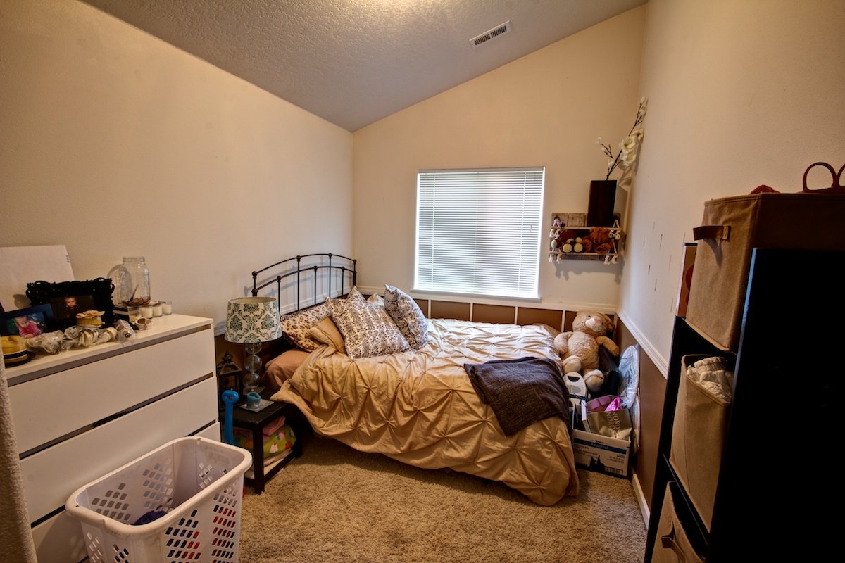 First bedroom in a Gresham, Oregon house for sale.