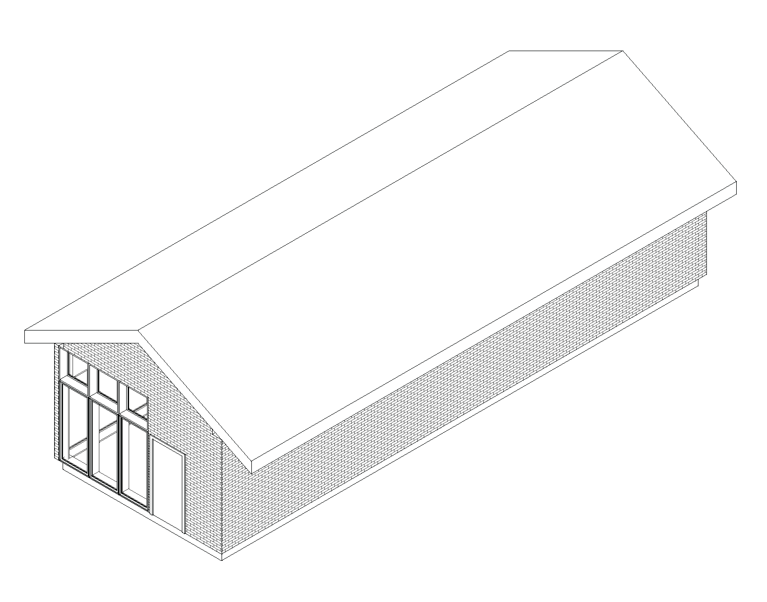 Exterior Isometric - Revit