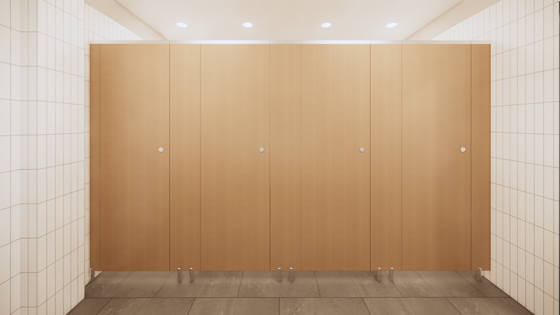 Women's stall elevation