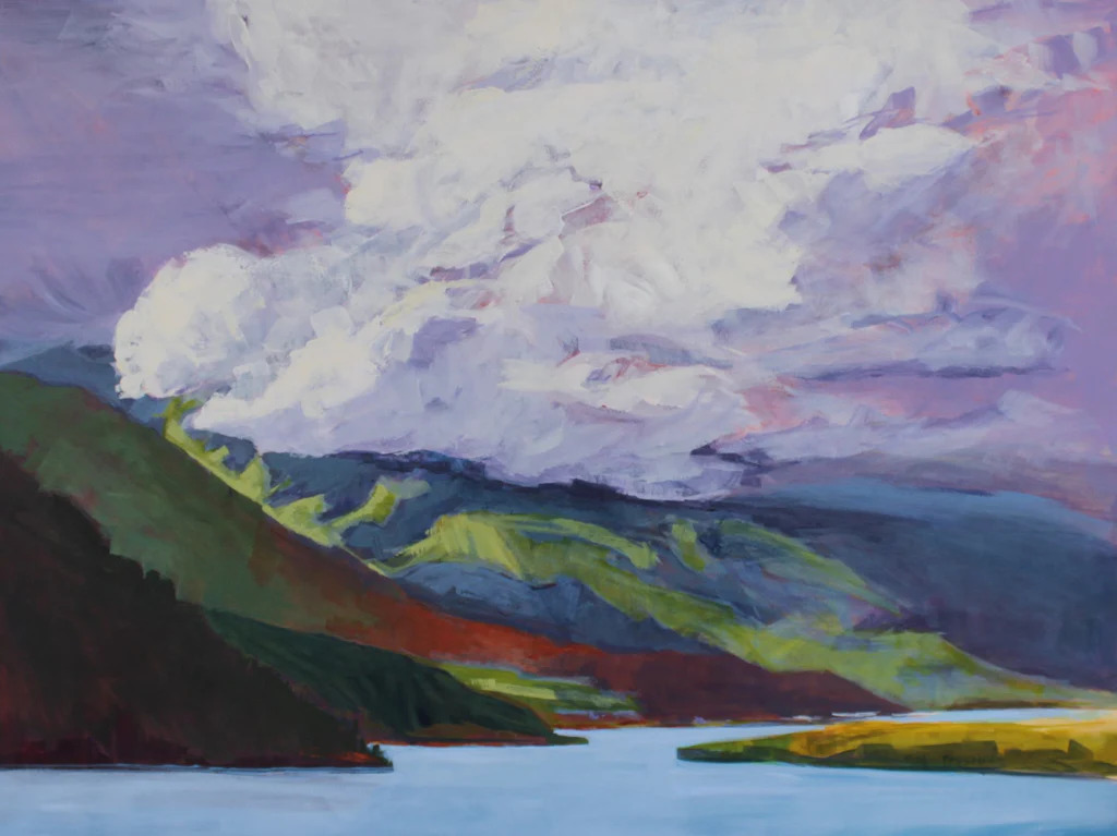 Clouds at Six Mile
30 X 40 Acrylic on Cradled Board
$2000.00