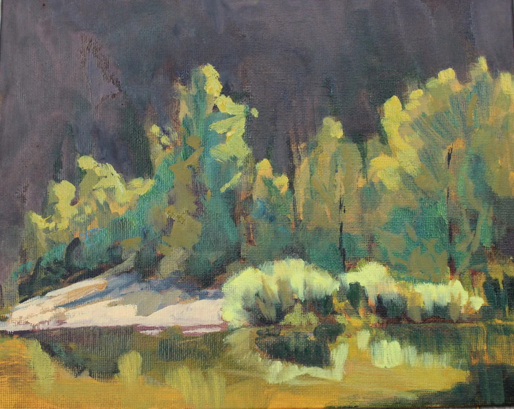 Plein Air in the Kootenay
8 X 10 Acrylic and Oil on Canvas Board
$275.00