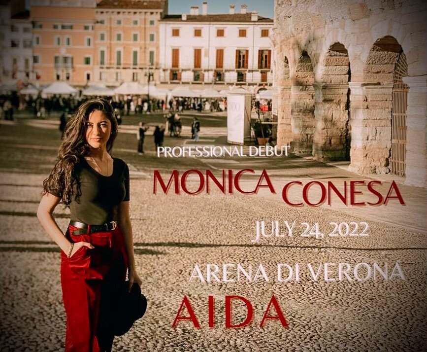 After months of anticipation, I am so excited to celebrate this news with everyone!

@arenadiverona is a beacon of Italian culture, history and tradition. I&rsquo;m so grateful to be making my professional debut on this historic stage in the title ro