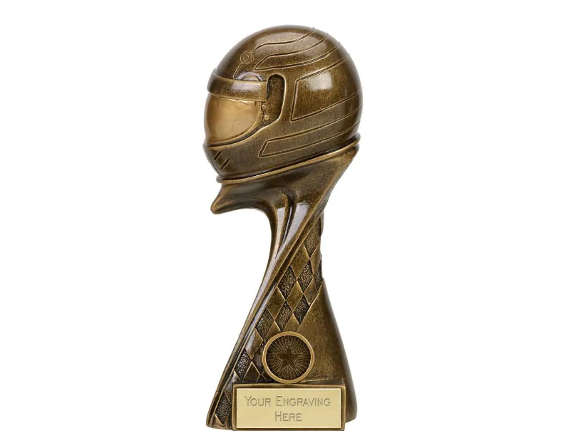 View of 3D Motorsport Helmet Award 22.5cm (9