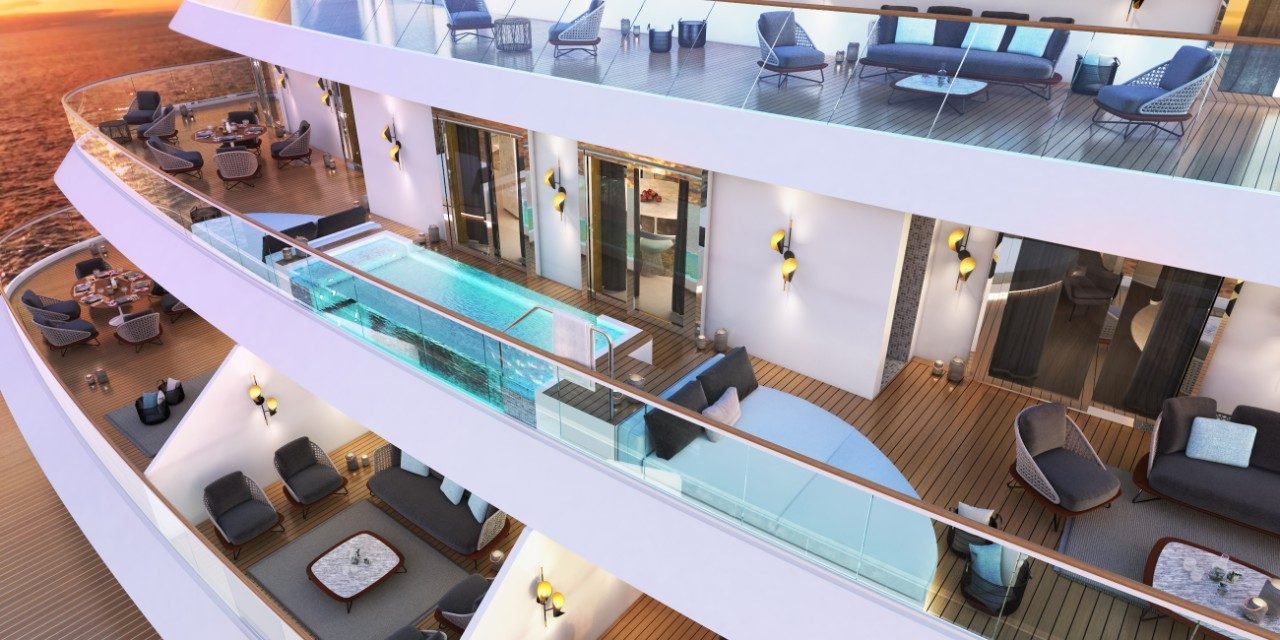The Owner's Residence on Explora Journey's EXPLORA I - Private Terrace and Pool